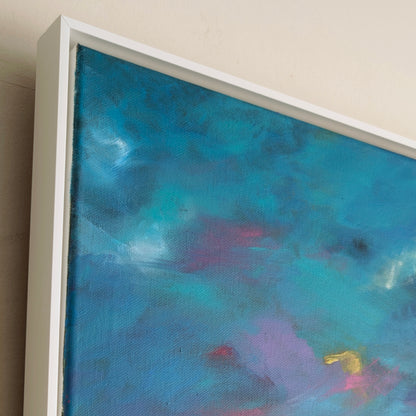 A Pink Sunset - Acrylic Painting by Pascal Philippe
