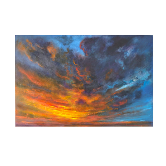 Fiery Skies - Acrylic on Canvas from Pascal Philippe